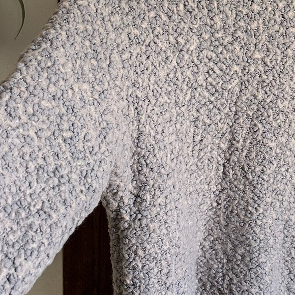 Gray Oversized Cowl Neck Sweater - Picture 13 of 15